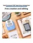 portable mini thermal label photo printer 203DPI